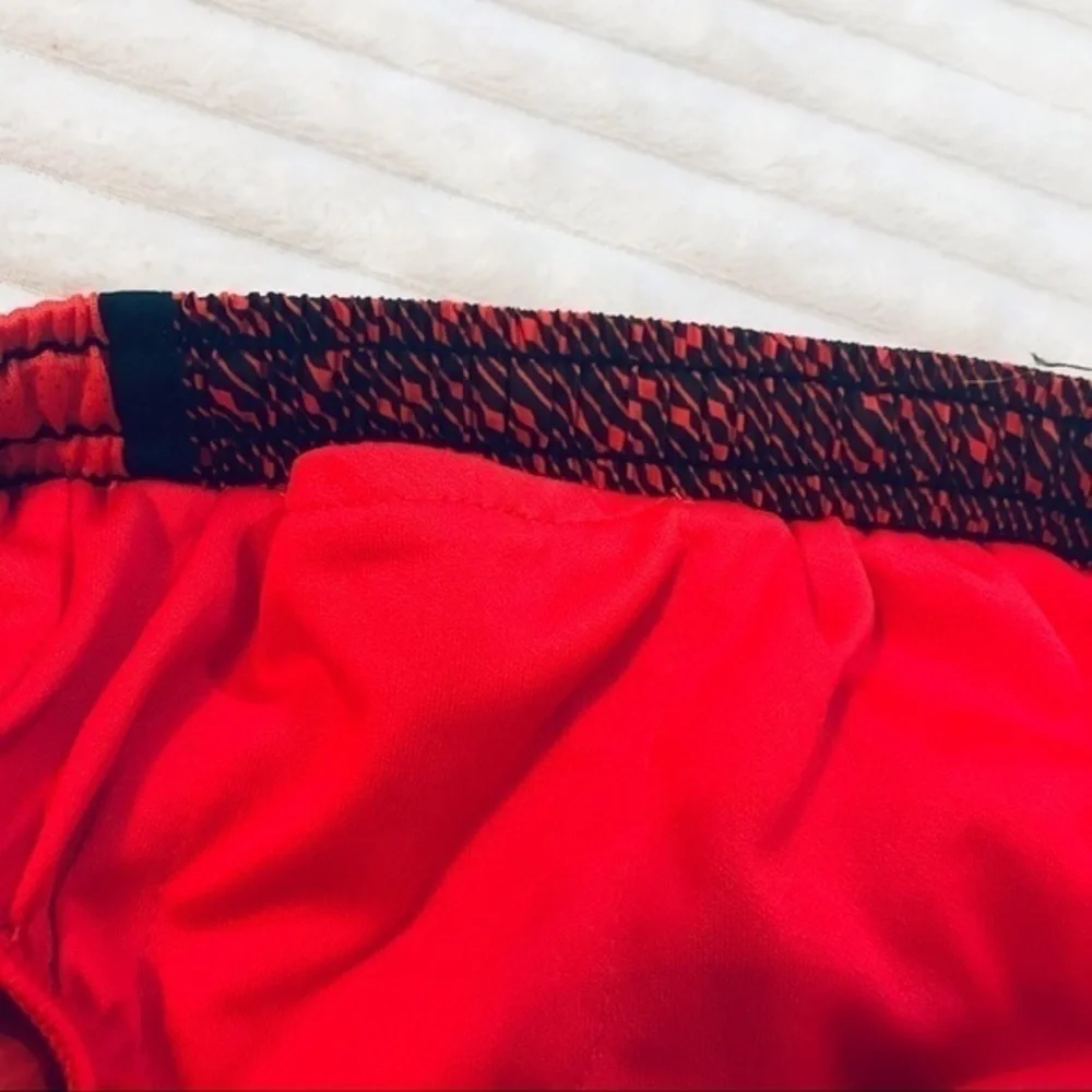 Nike Red Print Tempo Dri-Fit Running Shorts Size XS